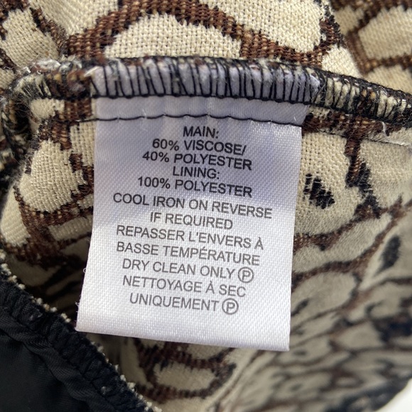 Cooper St Leopard Print Snap Front Coat Women's Size 12 - Picture 6 of 7